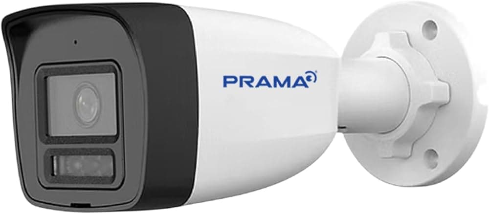 Prama PT-NC120D3-WNM(D2) 2MP RanginView IP Camera with Built-in Audio Full-Color Night Vision PoE Outdoor CCTV Camera