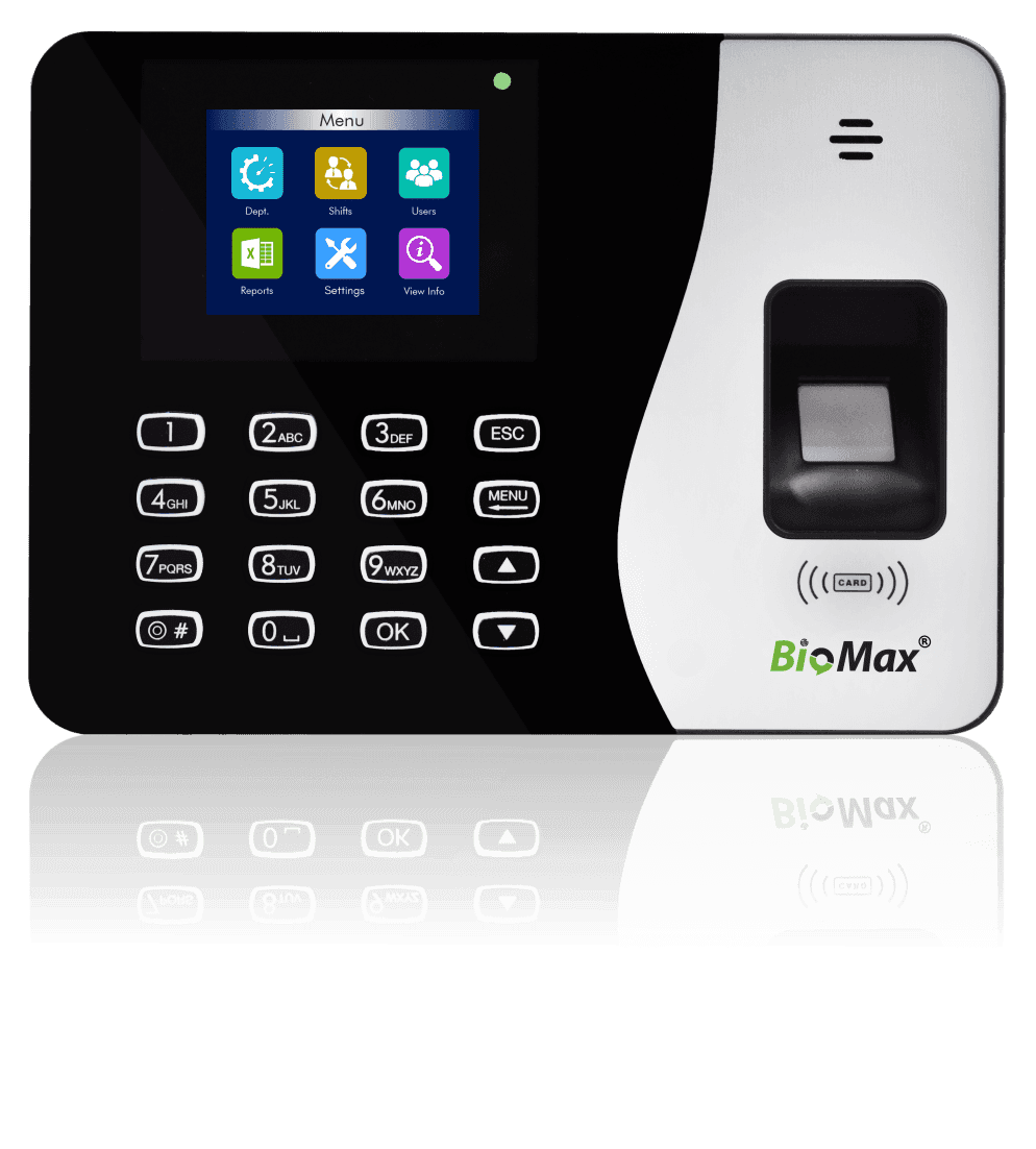 Biomax N-BM20+ID Pro Fingerprint Time Attendance System - View 2