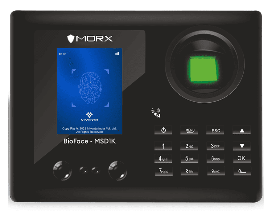 Mivanta BioFace MSD1KW Face-Based Time Attendance & Access Control Terminal