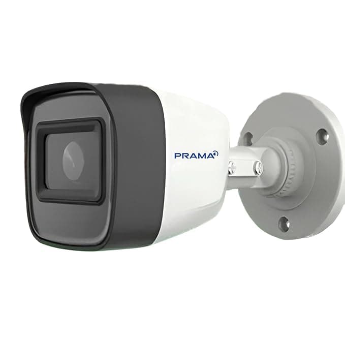 Prama PT-NC120D3-N(D2) 2MP IP Bullet Camera with Built-in Audio Full HD PoE Indoor/Outdoor CCTV